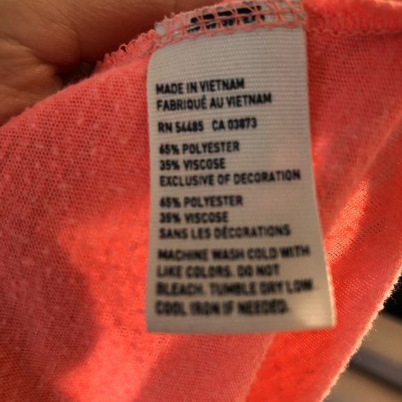 American Eagle Coral Racerback Workout Tank Top - Picture 6 of 6